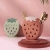 J06-6517 Wall Hanging Strawberry Chopsticks Cage Kitchen Standing Chopsticks Cage Double Grid Draining Chopsticks Bucket Spoon Chopsticks Storage Box