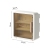 J06-6698 Bedroom Data Cable Storage Rack Desktop & Wall-Mounted Router Storage Plastic Wireless WiFi Router Box