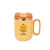 S42-3035C304 Stainless Steel Turn Buckle Vacuum Cup Mug Office Coffee Cup Tea Cup Covered Handle