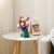 S63-3544 Simple Vase Decoration Living Room Plastic Fresh Dried Flower Arrangement Creative Plastic Flower Device