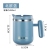 K26-KT9049 Stainless Steel 304 Water Cup Double Insulation Coffee Cup with Lid Large Capacity Cup Mug