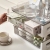 C26-0260-1 Dust-Proof Cup Storage Rack with Drawer Desktop Water Cup Holder Tea Room Glass Cup Holder