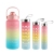 Z61-ZG-7615 Water Bottle with Times to Drink and Straw