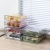 P11-G11 Drawer Refrigerator Storage Box Kitchen Preservation Box for Fruit and Vegetables Double-Layer Transparent Pet Compartmented Storage Boxes