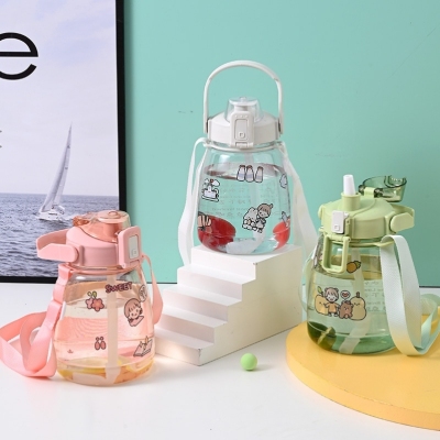 T18-719A Big Belly Cup Large Capacity Water Bottle Belt Cup with Big Belly Cup Cute Water Bottle Cartoon Children's Kettle