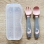 B58-Small Fish Twist Spoon Baby Babies' Tableware Set Children Spoon Zixue Eat Training Complementary Food Fork and Spoon