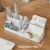 Q35-7151 Stationery Storage Box Office Sticky Notes Organizing Box Desk Creative Organizing Rack Pen Container Compartment