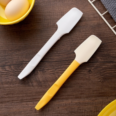 X104-2-in-1 Silicone Scraper High Temperature Resistant Cake Butter Knife Kitchen Integrated All-Inclusive Stirring Baking