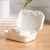 G28-GH2537 Simple Drain Soap Box Bathroom with Lid Bottom Hollow Drainage Non-Slip Wash Buckle Soap Holder