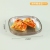 S44-st6010 Bone Dish Desktop Garbage Plate with Base Food Grade Snack Fruit Plate Dried Fruit Bone China Plate