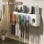 S44-ST1004-3 Toothbrush Rack Wall-Mounted Household Tooth Glass Suit Punch-Free Electric Toothbrush Rack