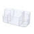 Q35-7510A Punch-Free Multi-Grid Transparent Cosmetic Organizing Box Wall-Mounted Storage Box Cosmetics Storage Box