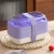 J129-XC-592 Internet Celebrity Foldable Double Layer Lunch Box Microwave Bento Box Office Lunch Box Student Compression