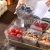 M56-6241-1 Fruit Plate Living Room Coffee Table Candy Box Dried Fruit Preserved Fruit Storage Box Snack Snack Storage Tray
