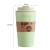 J129-XC-490 Bamboo Fiber Tumbler Student Sports Cup Sealed Leakproof Coffee Milk Portable Cup