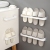 J52-3808 Storage Bathroom Punch-Free Wall-Mounted Towel Rack Household Minimalist Rack Home Square Towel Storage Rack