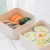 J129-XC-358 Wheat Straw Double-Layer Square Lunch Box Japanese Style Lunch Box with Tableware Lunch Box Microwaveable