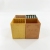 Y165-8260 Creative Square Pen Holder Office Desktop Storage Box Retro Craft Storage Container Desktop Storage Box