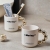 M04-7108 Gilding Handle Mug Simple Style Toothbrush Toothbrush Set Washing Cup Creative Couple Home Gargle Cup