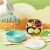 M04-6269 Children 304 Stainless Steel Lunch Box Children Portable Complementary Food Compartment Student Lunch Box Including Spoon Fork