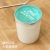 Cream New round Clamping Ring Trash Can Household Good-looking Kitchen Plastic Trash Basket