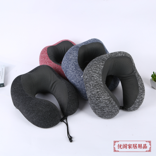 youge air travel u-shaped neck pillow memory foam texture cervical spine healthy pillow office afternoon nap pillow various colors