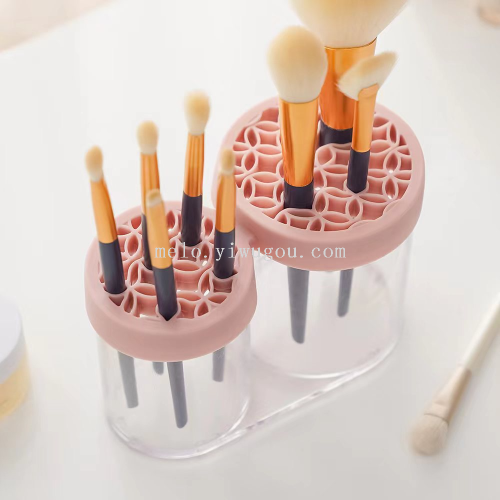 makeup brush storage tube， makeup brush holder， brush storage bucket （410）