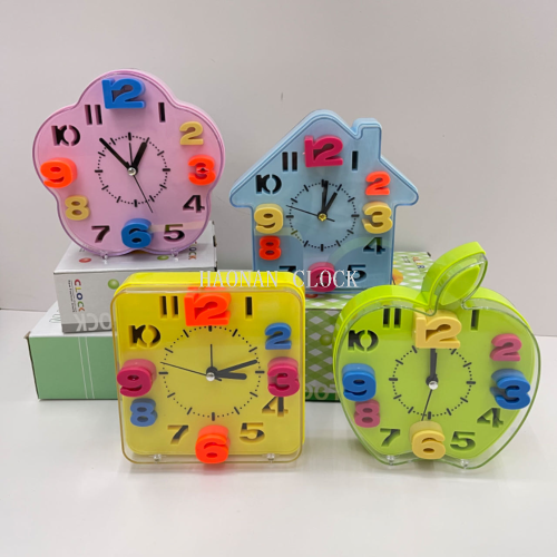 creative color digital alarm clock student bedside decoration cute fashion clock student gift alarm clock wholesale