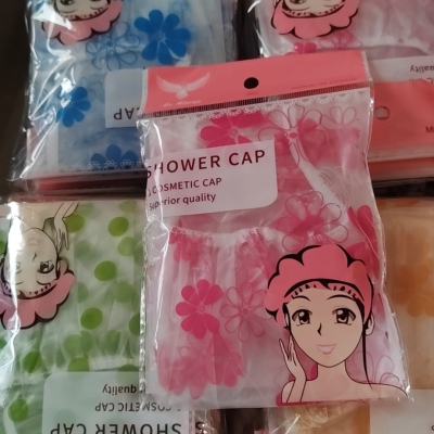 Manufacturer's shower cap, mixed color, 1200 pieces per piece