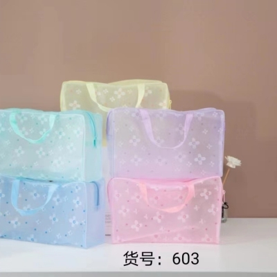 Manufacturers produce PVC bath bag, cosmetic bag, travel bag, mixed colors, 1 pack 1000