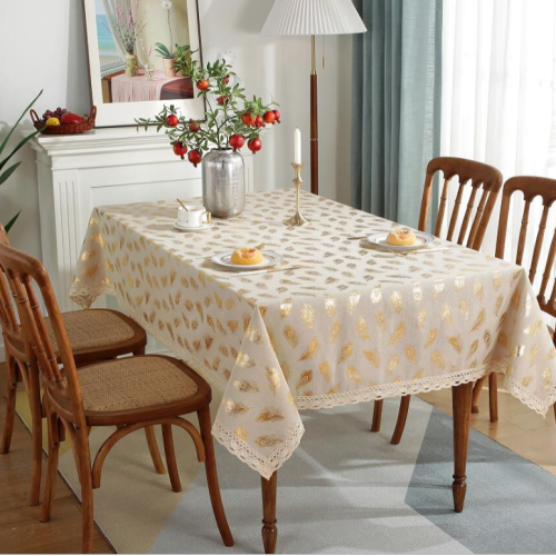 桌布棉麻ins风日系网红小清新长方形防尘盖布茶几书桌垫餐桌布艺