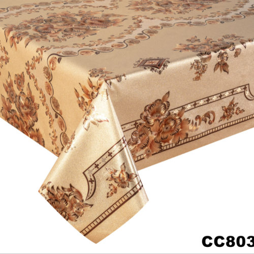 欧式烫金PVC桌布 客厅茶几桌布防油防水酒店台布批发厂家直供