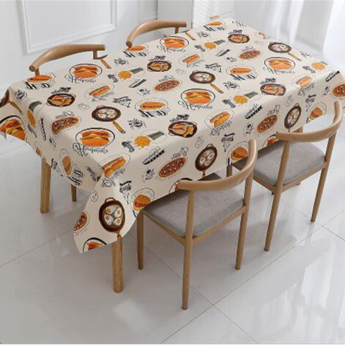 PVC Tablecloth Oil-Proof Waterproof Disposable Plastic Printed Tablecloth Tea Table Cloth Table Cloth PVC Table Cloth