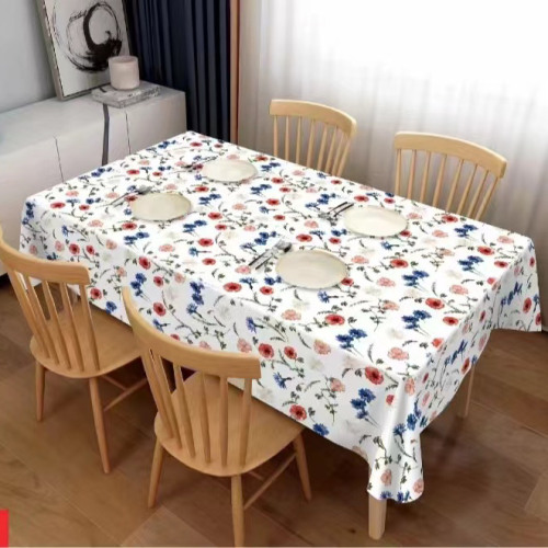 北欧PVC桌布布艺防水防油免洗长方形餐桌布台布茶几布ins