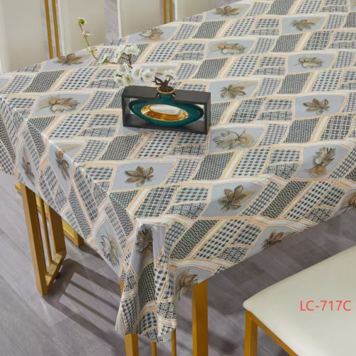 【锦玉桌布】pvc桌布现代简约台布防水防油餐桌布家用长方形桌布