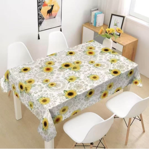 现代简约pvc桌布田园桌布台布防水防油餐桌布家用餐桌布