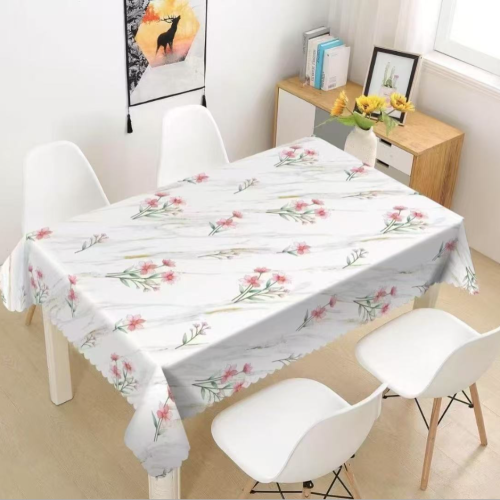 现代简约pvc桌布田园桌布台布防水防油餐桌布家用餐桌布