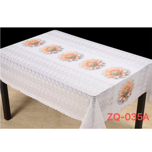 穆斯林桌布节日星星月亮桌布PVC宴会装饰餐桌布防水防油台布批发