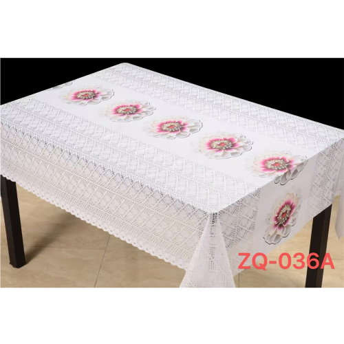 穆斯林桌布节日星星月亮桌布PVC宴会装饰餐桌布防水防油台布批发