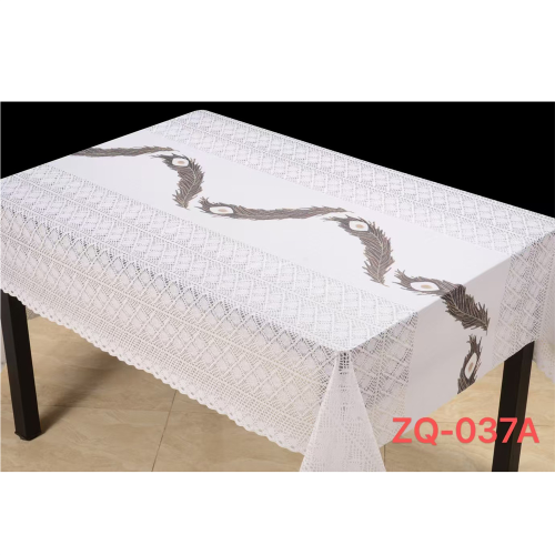 穆斯林桌布节日星星月亮桌布PVC宴会装饰餐桌布防水防油台布批发