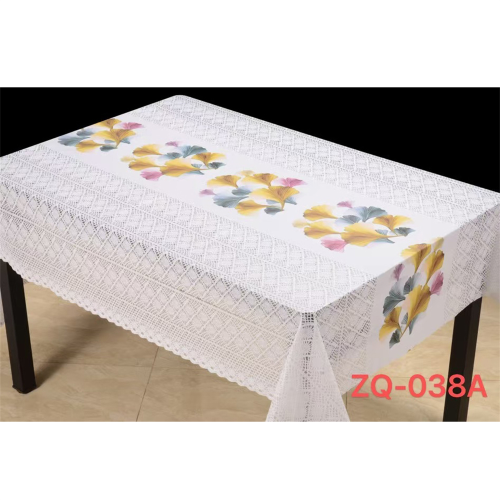 穆斯林桌布节日星星月亮桌布PVC宴会装饰餐桌布防水防油台布批发