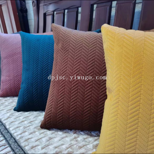 solid color dutch velvet pillow home sofa bedside bay window cushion car waist pillow pillow pillowcase