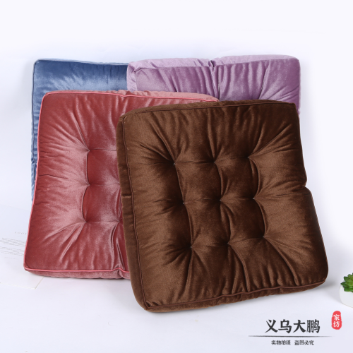 Simple and Modern winter Computer Chair Soft Cushion Colorful Crystal Velvet Texture Student Study Room Cushion Home Chair Cushion
