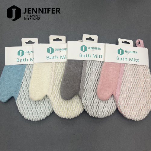 [Jie Ni Skin] Bath Gloves Wholesale decontamination Bath Towel Foaming Net Bath Gloves Bath Towel Household