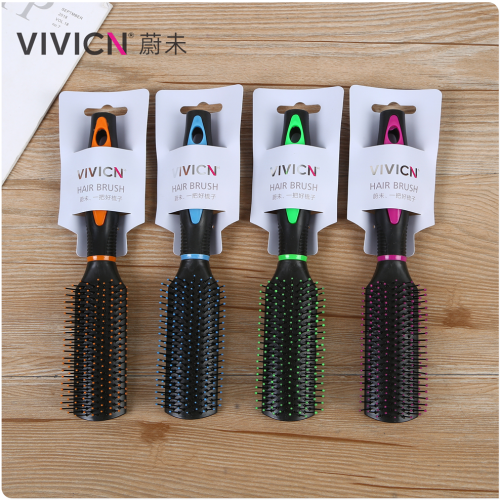 [Weiwei] Blowing Hair Salon Professional Curling Comb Male and Female Comb Curling Comb Anti-Static Rolling Comb Hairdressing Inner Buckle 