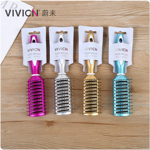 [wei wei]] rib comb curly hair styling comb hairdressing tools health care comb hair comb comfortable factory direct sales