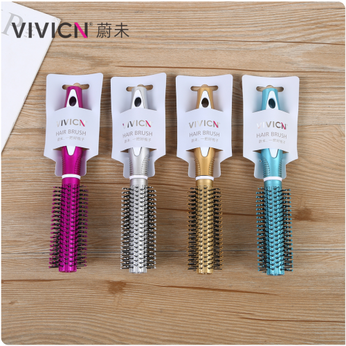 [Weiwei] Hair Curling Comb for Women Only Long Hair Comb Home Inner Buckle Straight Hair Blowing Hair Big Cylinder Rolling Comb