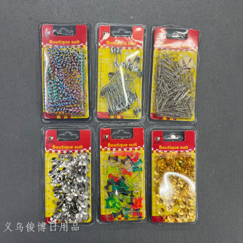 [junbo] pin paper clip zebra paper clip pin pin i-pin gold silver pushpin