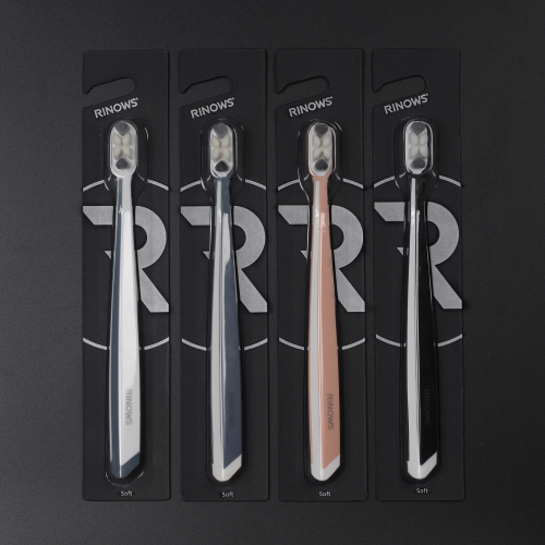 rinows | renashi r23-213 super soft gum care large handle toothbrush