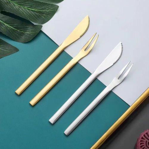 kitchen supplies chengfa tableware stainless steel knife fork spoon moon cake knife mooncake fork children‘s knife